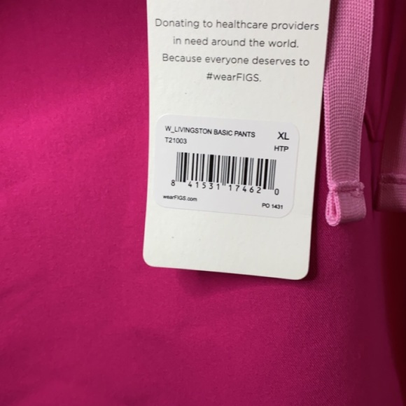 Women’s Figs Hot Pink SOLD OUT Color XL - Picture 3 of 4